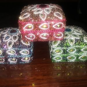 3 set of Pier One Imports Jewlrey boxes